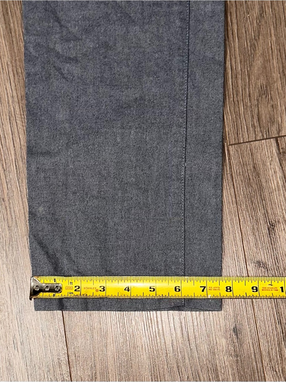 Banana Republic Gray Slim Cotton Chinos Pants Mens Kentfield Chinos - Picture 8 of 8